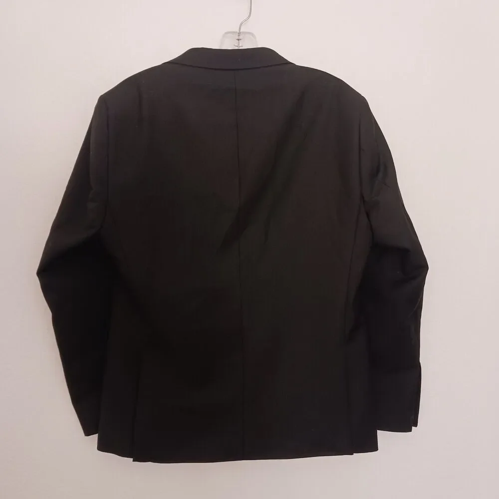 Emerald‎ Zalio Black Men's Professional Blazer 38S / 33W BLACK SB2-Slim Fit